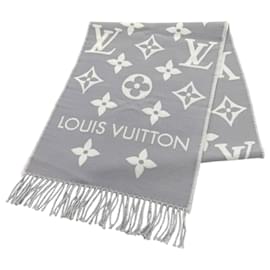 Stola/Sciarpa Louis Vuitton in Gris Clair Monogram