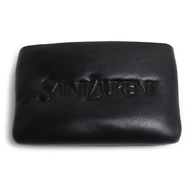 Saint Laurent Black Lambskin Coin Purse