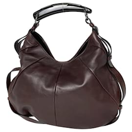 Sac à épaule en cuir Mombasa Yves Saint Laurent