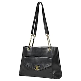 Borsa Tote Chanel in pelle nera
