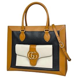 Borsa Tote in pelle 2-Way Gucci GG Marmont