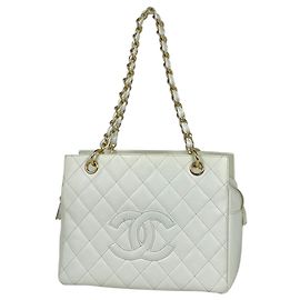 Borsa a tracolla Chanel Matelassé White