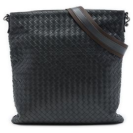 Borsa a tracolla Bottega Veneta Gray Nappa Intrecciato VN