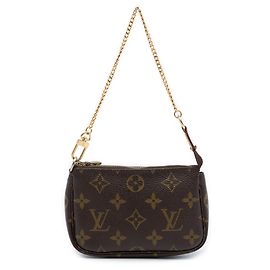 Louis Vuitton Brown Monogram Mini Pochette Accessoires