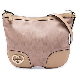 Gucci Pink GG Canvas Lovely Crossbody