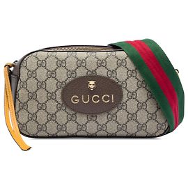 Gucci Beige GG Supreme Web Neo Vintage Crossbody