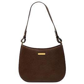 Burberry Brown Leather Shoulder Bag