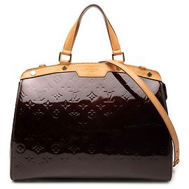 Louis Vuitton Purple Monogram Vernis Brea GM