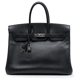 Hermès Black Togo Birkin Retourne 35
