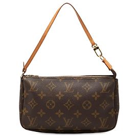 Louis Vuitton Brown Monogram Pochette Accessoires
