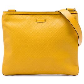 Gucci Yellow Diamante Hilary Lux Crossbody
