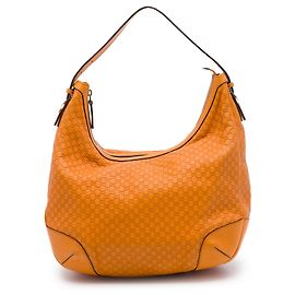 Borsa a spalla Gucci Nice Microguccissima Arancione