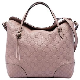 Borsa Tote Gucci Pink Medium Guccissima Bree Fold Over