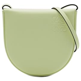 LOEWE Borsa Heel Pouch Piccola in Pelle Verde