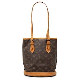 Louis Vuitton Brown Monogram Petit Bucket
