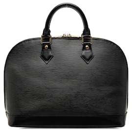 Louis Vuitton Black Epi Alma PM