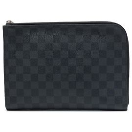 Louis Vuitton Black Damier Graphite Pochette Jour MM