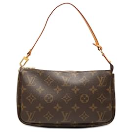 Louis Vuitton Brown Monogram Pochette Accessoires