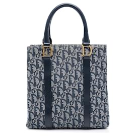 Borsa Tote Dior Blue Diorissimo Trotter Canvas
