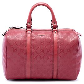 Borsa Gucci Joy Boston Media Stampa GG Rossa