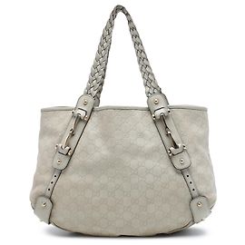 Borsa a tracolla Gucci Brown Guccissima Horsebit Pelham