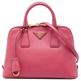 Prada Pink Small Saffiano Lux Promenade Satchel Handtasche