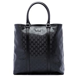 Tote Verticale Gucci Joy con Stampa GG Nera