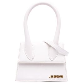 Jacquemus White Leather Le Chiquito Moyen