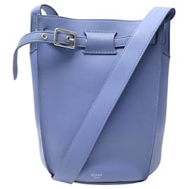 BORSA A MANO CELINE BIG BAG BUCKET PELLE BLU MYOSOTIS BORSA SECCHIELLO A TRACCOLLA - Céline