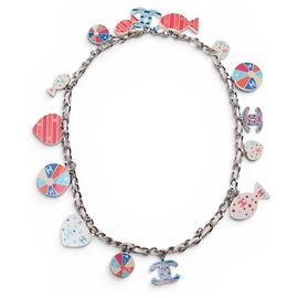 CINTURA O COLLANA SAUTOIR CHANEL FISH & BEACH T87 CHARMS BELT NECKLACE