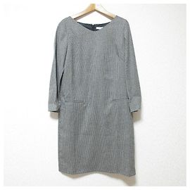 Autre Marque UNTITLED Kleid mit Hahnentränenmuster