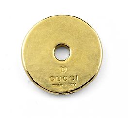 Collana con pendente a moneta in oro giallo 18K Gucci