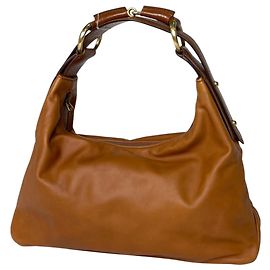 Borsa a tracolla Gucci in pelle marrone
