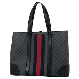 Borsa Tote Gucci in GG Supreme Nero