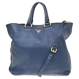 Prada Convertible Shopper Tote Vitello Daino Large