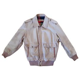 Timberland Giacca Bomber Uomo Pelle Beige