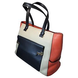 Lancel l'Angèle Borsa Tote Pelle Tricolore