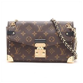 Louis Vuitton Borsa a tracolla Trunkie East West Canvas Flap Monogram