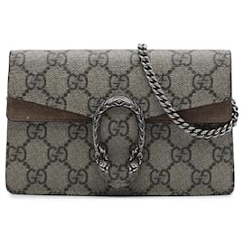 Borsa a tracolla Gucci Mini GG Supreme Dionysus Beige