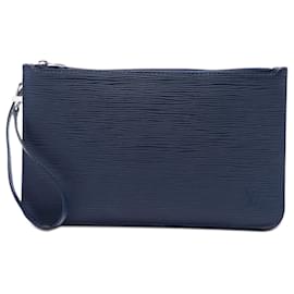 Pochette Louis Vuitton Epi Neverfull Blu