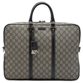Borsa business Gucci GG Supreme beige