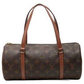Borsa a mano Louis Vuitton Monogram Papillon 30 Marrone