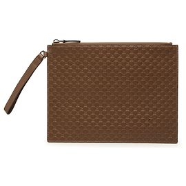 Clutch Gucci Microguccissima marrone