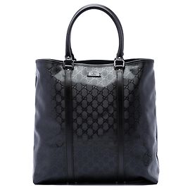 Tote Verticale Gucci GG Stampata Nera