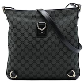 Gucci GG Canvas Abbey D Ring Crossbody Tasche Grün
