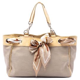Borsa Tote Positano Medium in tela Guccissima beige con rifiniture Gucci