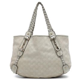 Borsa a tracolla Gucci Guccissima Horsebit Pelham Marrone