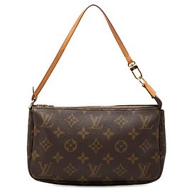 Sac à épaule Louis Vuitton Monogram Pochette Accessoires Marron