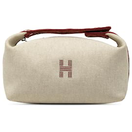 Borsa Vanity Case Hermès Small H Plume Bride A Brac Beige