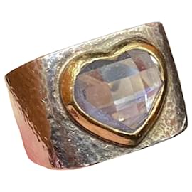 Anello Cuore Zolotas in Argento e Oro